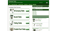 Desktop Screenshot of campingtoiletreviews.com